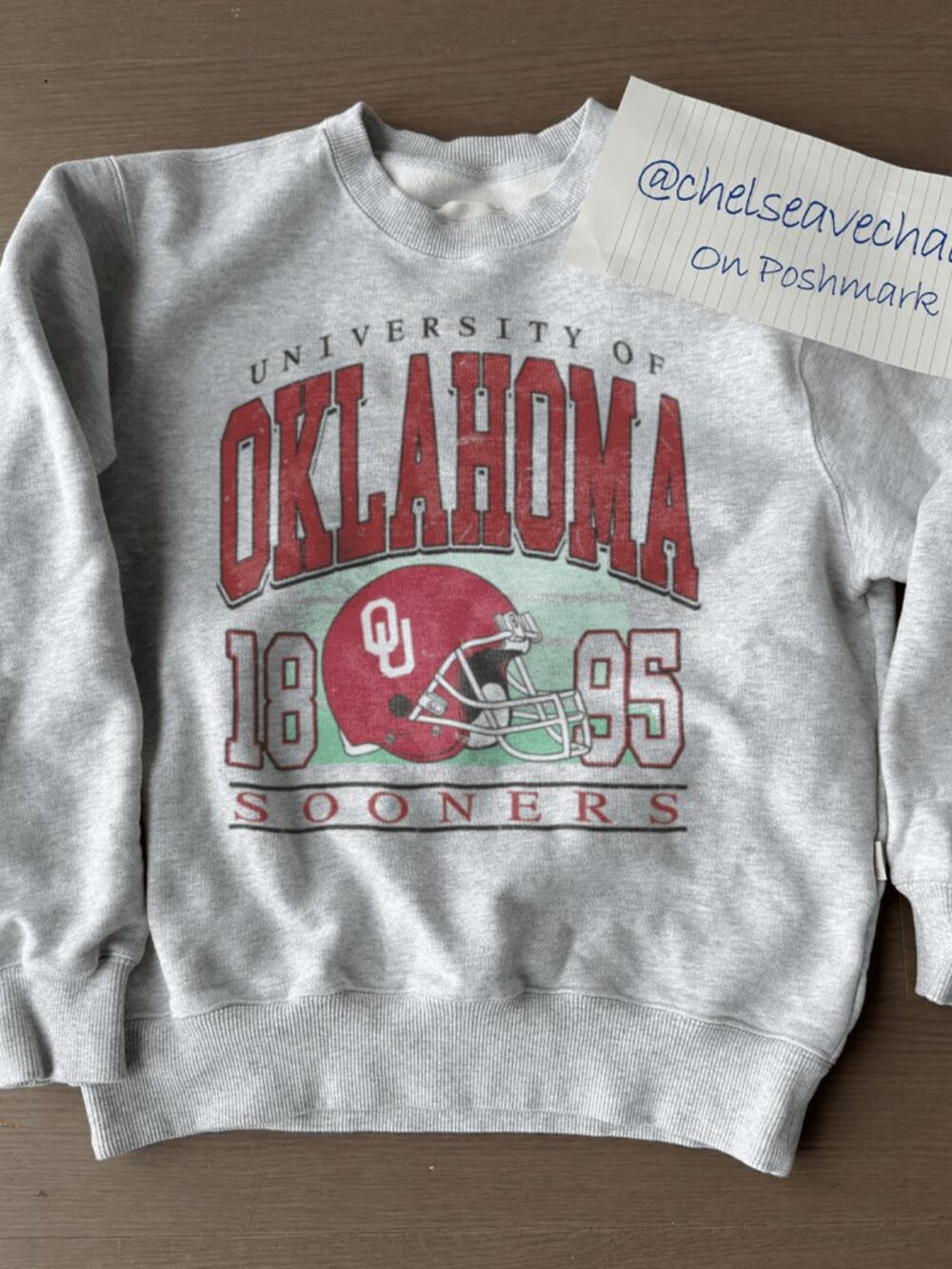 Vintage Oklahoma Sooners Football Sweatshirt, University of Oklahoma Shirt Tee